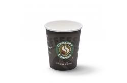 China Disposable Single Wall Paper Cups Custom Printed supplier