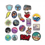 Fantastic Design Iron On Embroidery Applique Custom Size Shape For Jackets Bags Jeans for sale