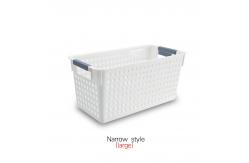 China Multifunction Sterilite Deep Ultra Basket 34*16.8 Mesh Plastic Storage Basket supplier