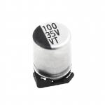 Hot selling aluminum electrolytic capacitor 35V100UF 6.3*7.7mm 100UF/35V original new chip for sale