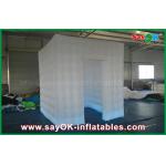 Advertising Booth Displays White Props Inflatable Photo Booth / Photobooth Props Frame Cube Tent for sale