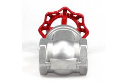 China NPT Thread Metal Gate Valve 1000 Wog With Water Handle supplier