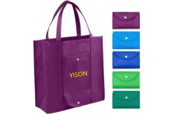 China Reusable Non Woven Foldable Shopping Bag Custom Printing For Grocery supplier