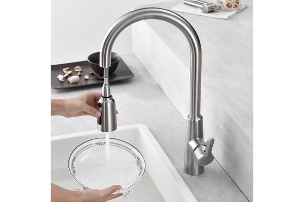 Extendable Flexible Hose Kitchen Faucet