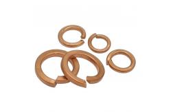China DIN125 DIN127 GB93 Brass Copper Spring Lock Washers Metric H65 Brass Spring Washer supplier