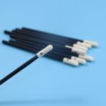 Round Mini Head Black Handle Sponge Foam Swab 3.2mm Lint Free for sale