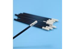 China Round Mini Head Black Handle Sponge Foam Swab 3.2mm Lint Free supplier