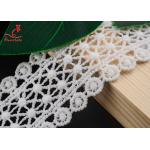 Embroidered Circular Water Soluble Lace Trim Border For Garment Accessory