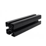 Black Anodised T Slotted T6 Aluminum Extrusion Framing Systems for sale
