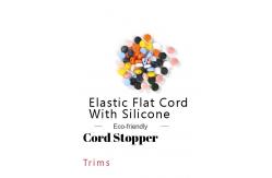 China Elastic Flat Cord With Silicone supplier
