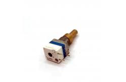 China Brass 250VAC Rotary Switch Potentiometer Volume Knob 8mm For Speaker supplier