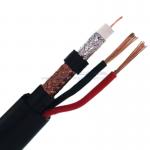 Good Quality RG59 E 50% CCA 2C 0.75MM2 CCA Common Coaxial Cable RG59 With 2 Cores Power RG59 CCTV Cable for sale