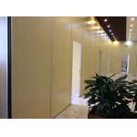 Multi Color Aluminium Operable Track Sliding Door System / Office Wooden Partition Wall for sale