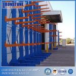 High Strength Steel Heavy Duty Industrial Cantilever Rack For Long Items Storage for sale