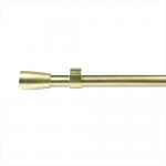 28mm Diameter Metal Curtain Rods With Gold Color For Living Room for sale