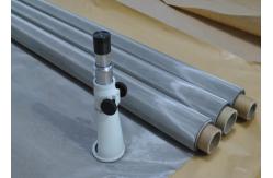 China 100% Polyester 140 Micron Screen Stainless Steel Mesh Fabric High Air Permeability supplier