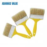 38-44mm Length Natural Paint Brush , Yellow Handle Pure Bristle Paint Brush for sale
