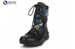 China Current Comfortable Black Military Boots  Camouflage Design Durable Sole supplier