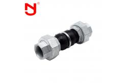 China EPDM Galvanized Double Sphere Flex Connector Bellow Rubber Expanison Joint supplier