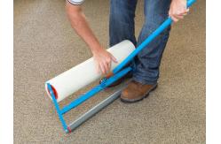 China Sticky 3mil 36 Inch Clear Sticky Carpet Protector For Building Construction supplier