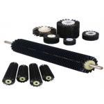 Simple Production Brush Heavy Duty Steel Conveyor Rollers For Printing Industry for sale