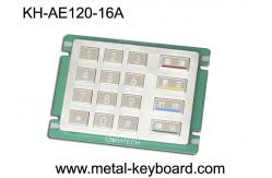 China Anti - rusty Stainless Steel Numeric Panel mount Keypad in 4x4 Matrix 16 Keys supplier