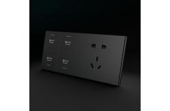 China Villa Zigbee Tuya Smart Light Switch Customized Smart Home Wall Switch supplier