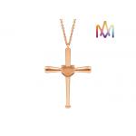Anti Corrosion SS316 Baseball Bat Cross Pendant Necklace for sale