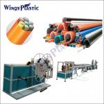 HDPE Corrugated Optic Duct Pipe Extruder Machine / Cop Pipe Extrusion Machine for sale