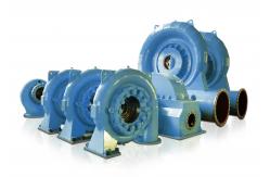 China Automatic Vertical Shaft Water Turbine Generator With Brushless Excitation supplier