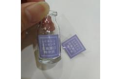 China Custom Clear Vinyl Stickers Mini Transparent BOPP Labels For Essential Oil Ampoule supplier