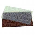 Harmless 36 Compartment Silicone Chocolate Letter Molds for sale