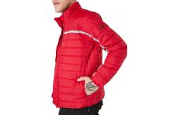 China Warm Duck Down Puffer Jacket Dyed Embroidered Corduroy With Hood supplier