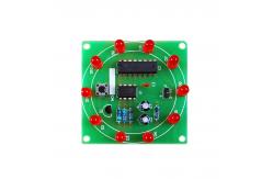 China Diameter 50mm Red LED Turntable Lamp For Computer supplier