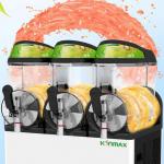 R404A 3 Tank Home Slush Making Machine Magnetic Transmission With LED Light Box for sale
