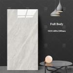 Modern Large Glazed Porcelain Tiles Gray Marble For Interior Wall Square Shape for sale