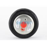 FD120-17 CI Double Convoluted Contitech Air Spring Natural Rubber Air Suspension Bag With Crimped Plates for sale