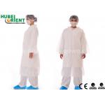 63g Long Sleeves Thumb Wrist Disposable CPE Gown for sale