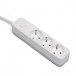 3 outlet Germany Type Extension Socket With On/Off Switch for sale