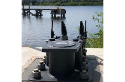 China Quay Double Hook Quick Release Mooring Hook Towing Hook 100 Ton supplier