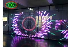 China 800cd/sqm P3.91 Transparent Led Curtain Screen SMD1921 supplier