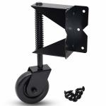 Gate Wheel Gate Caster Kit for Wooden Fences ECO FRIENDLY and Spring Loaded Function for sale