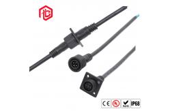 China Flange Socket M15 3PIN 4PIN Panel Mounting Connector To Wire Connector supplier
