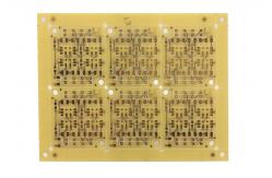 China White Legend Yellow Solder Mask FR4 Rigid Single Sided PCB supplier