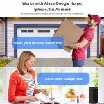Wifi Garage Monitor Camera Mini Garage Door Camera Night Vision