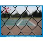 Beautiful Black Chain Link Fencing , Fence Chain Link For Basket Playground for sale