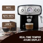 15 Bar Pump 850W Multifunction Coffee Machine Espresso Handheld Electric Coffee Grinder