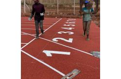 China Harmless Synthetic Sports Flooring Full Pour System Running Track supplier