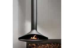 China Customizable Ceiling Hanging Log Burners 600mm Suspended Wood Burning Stove supplier