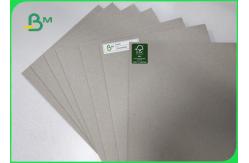 China 1500GSM Grey Board Made Of Recycled / Waste Paper Unpliant No Harm 2.4MM supplier